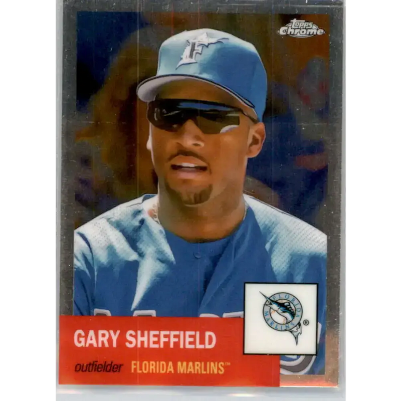 2022 Topps Chrome Platinum Anniversary #425 Gary Sheffield NM-MT Florida Marlins Baseball Card - Baseball Card Single