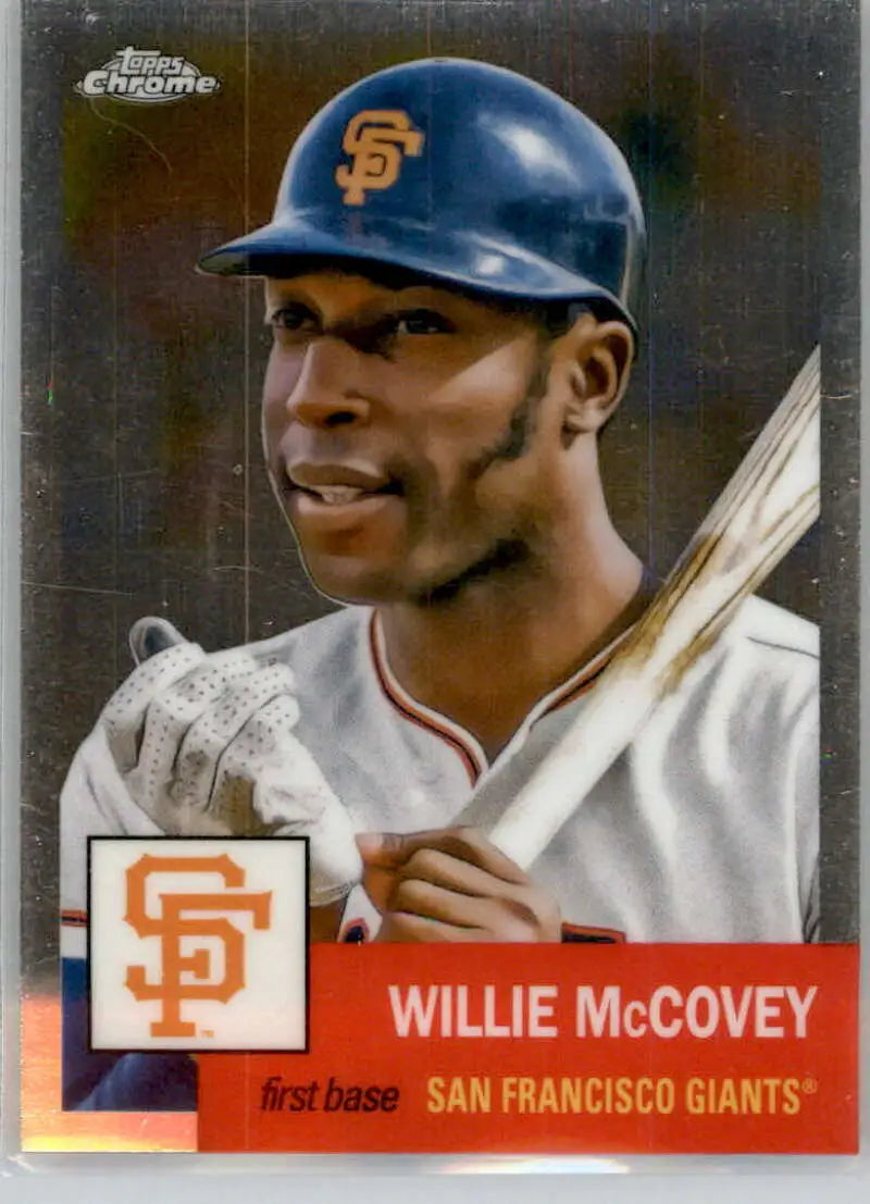 2022 Topps Chrome Platinum Anniversary #430 Willie McCovey EX Excellent San Francisco Giants Baseball Card - Baseball
