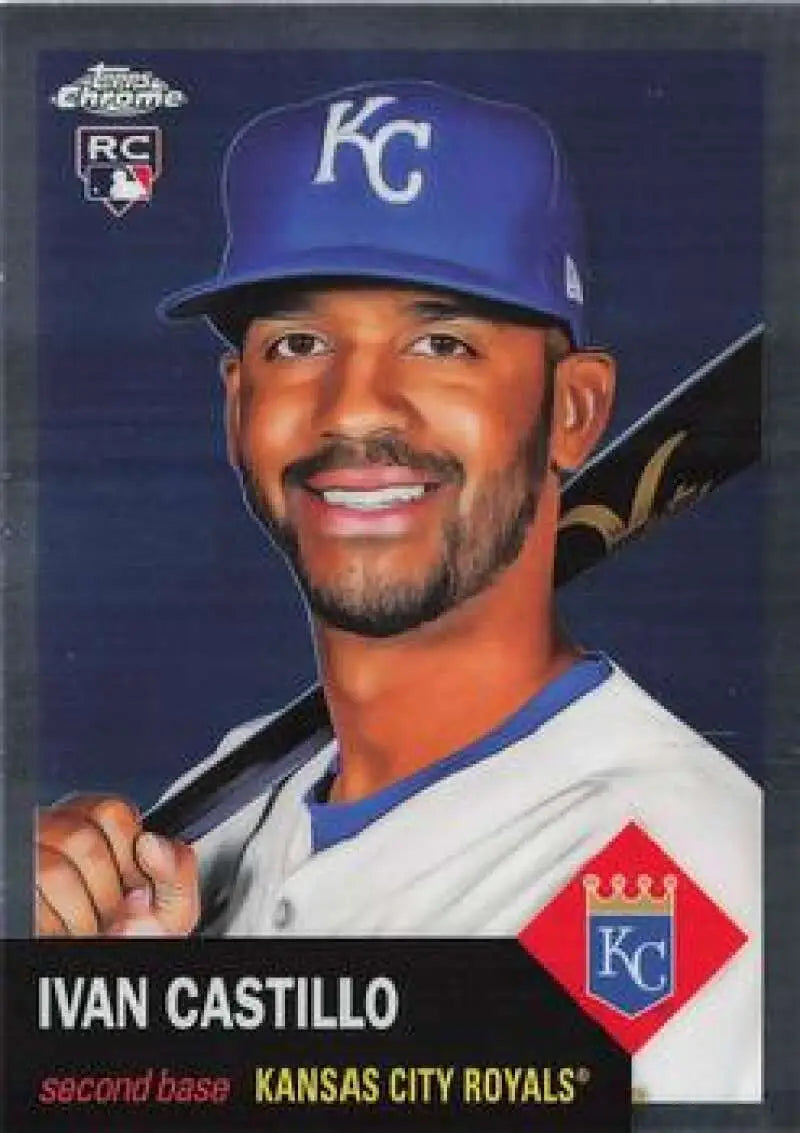 2022 Topps Chrome Platinum Anniversary #431 Ivan Castillo EX Excellent RC Rookie Kansas City Royals Baseball Card