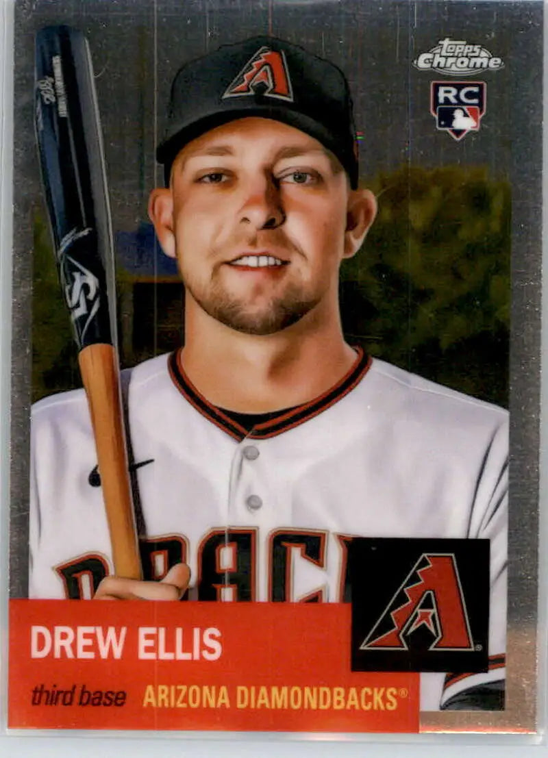 2022 Topps Chrome Platinum Anniversary #432 Drew Ellis EX Excellent RC Rookie Arizona Diamondbacks Baseball Card