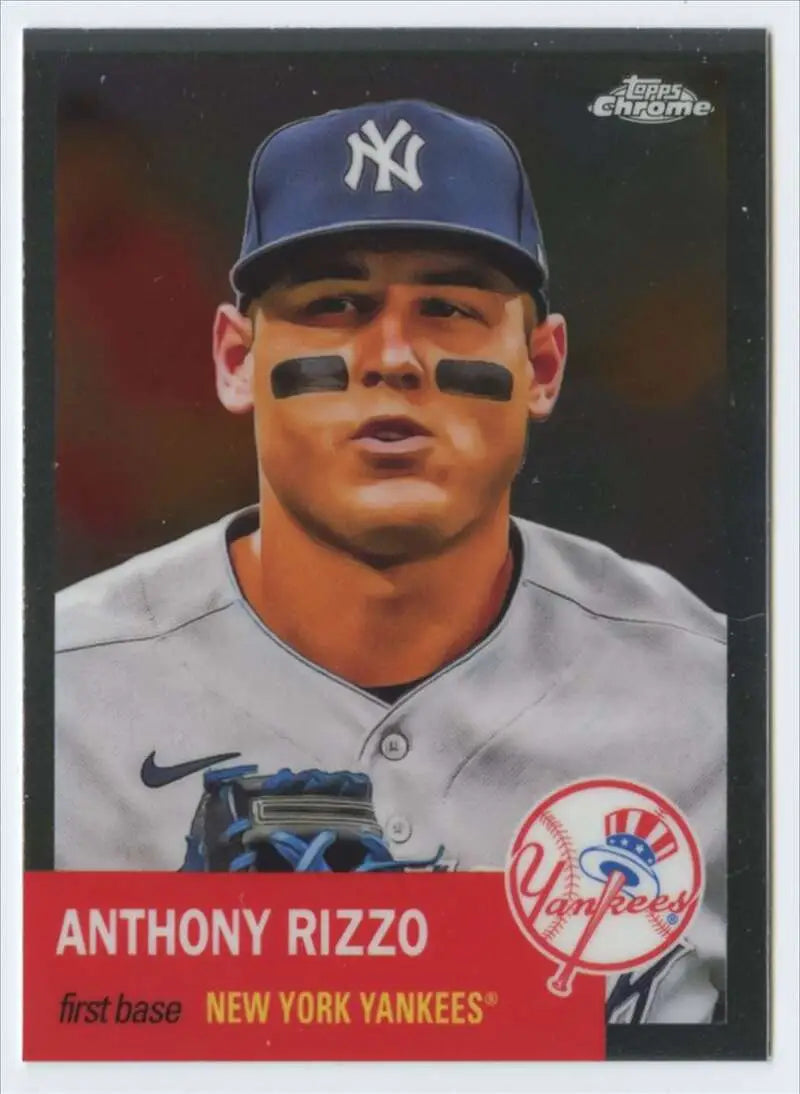 2022 Topps Chrome Platinum Anniversary #437 Anthony Rizzo EX Excellent New York Yankees Baseball Card - Baseball Card