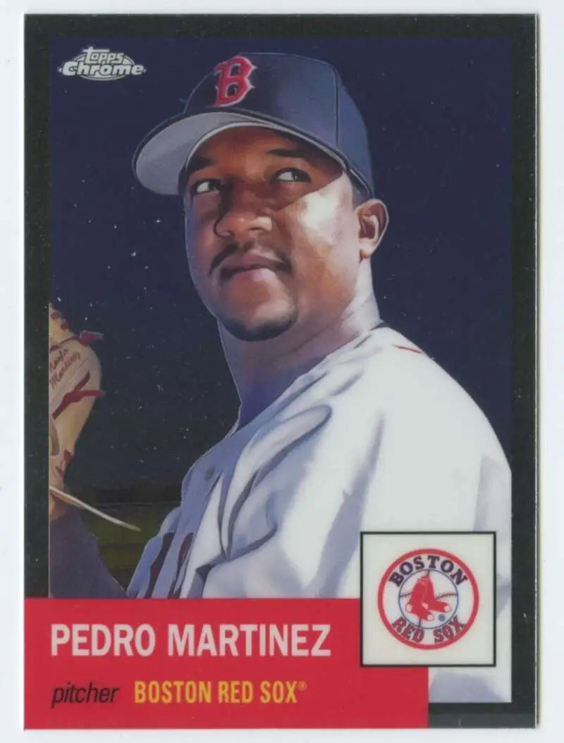 2022 Topps Chrome Platinum Anniversary #439 Pedro Martinez EX Excellent Boston Red Sox Baseball Card - Baseball Card