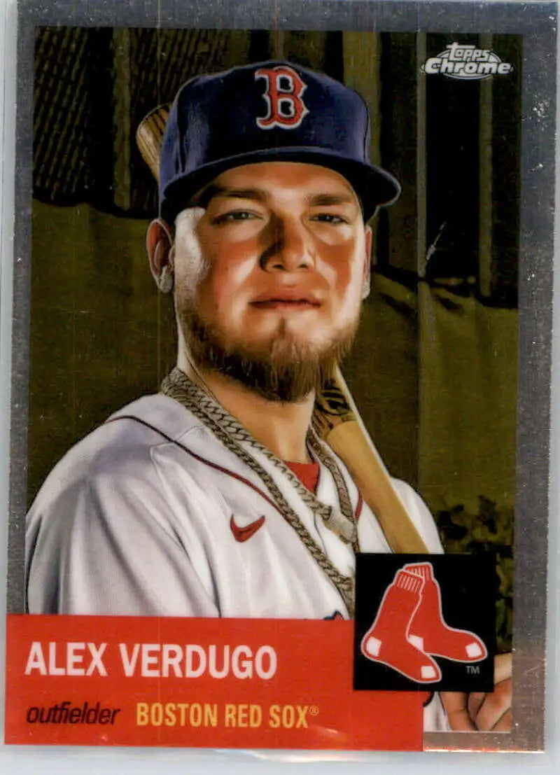 2022 Topps Chrome Platinum Anniversary #442 Alex Verdugo EX Excellent Boston Red Sox Baseball Card - Baseball Card