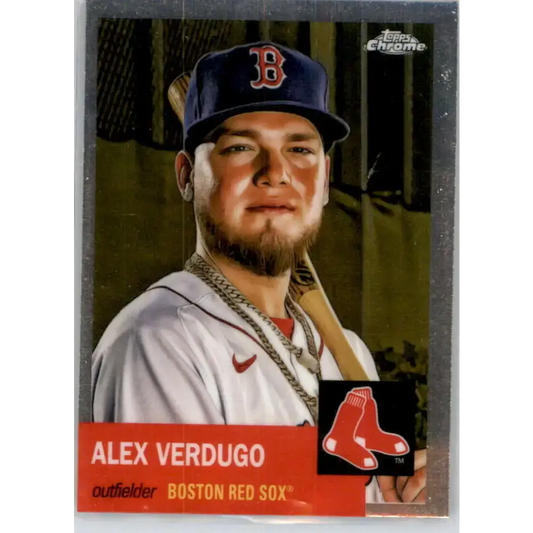 2022 Topps Chrome Platinum Anniversary #442 Alex Verdugo NM-MT Boston Red Sox Baseball Card - Baseball Card Single