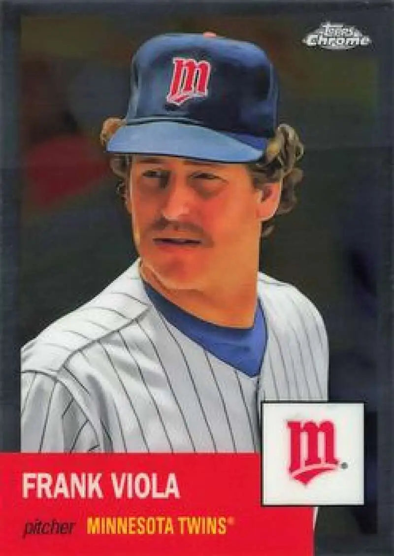 2022 Topps Chrome Platinum Anniversary #445 Frank Viola EX Excellent Minnesota Twins Baseball Card - Baseball Card