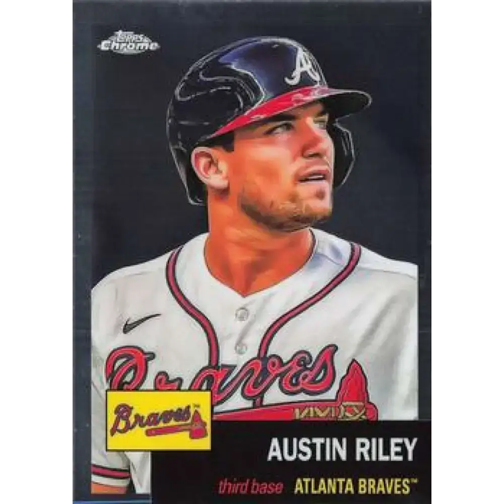 2022 Topps Chrome Platinum Anniversary #446 Austin Riley NM-MT Atlanta Braves Baseball Card - Baseball Card Single