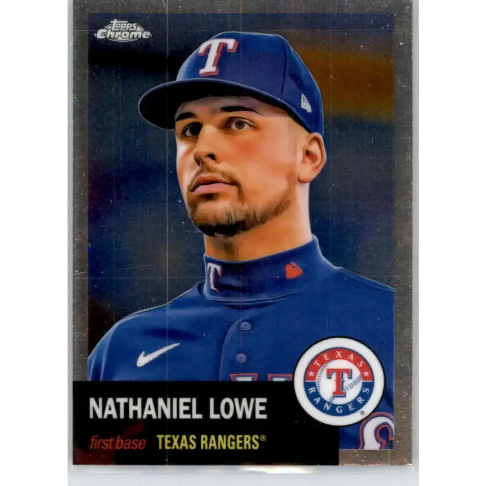 2022 Topps Chrome Platinum Anniversary #447 Nathaniel Lowe NM-MT Texas Rangers Baseball Card - Baseball Card Single