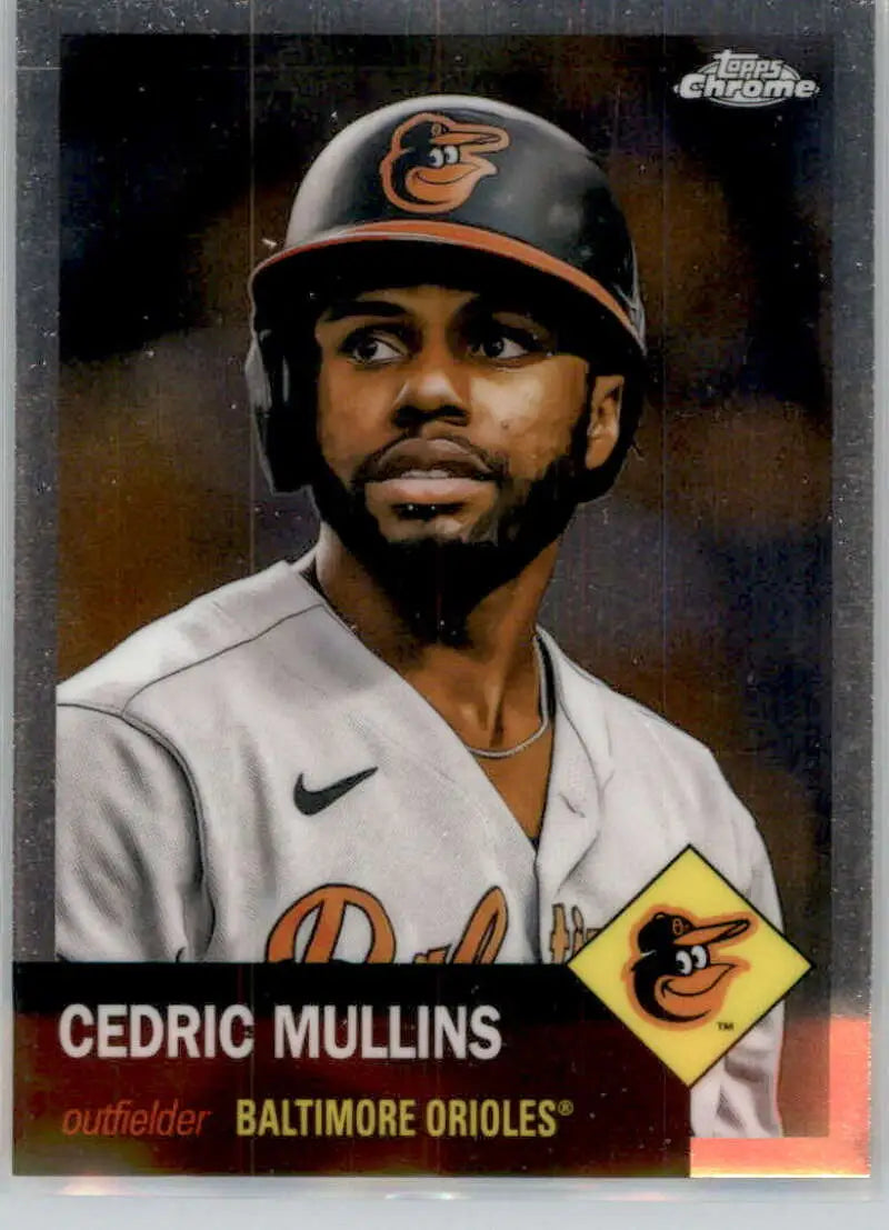 2022 Topps Chrome Platinum Anniversary #452 Cedric Mullins EX Excellent Baltimore Orioles Baseball Card - Baseball Card