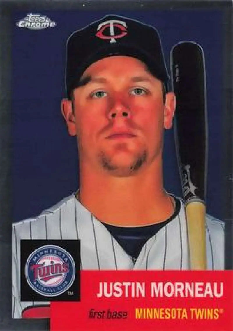 2022 Topps Chrome Platinum Anniversary #453 Justin Morneau EX Excellent Minnesota Twins Baseball Card - Baseball Card
