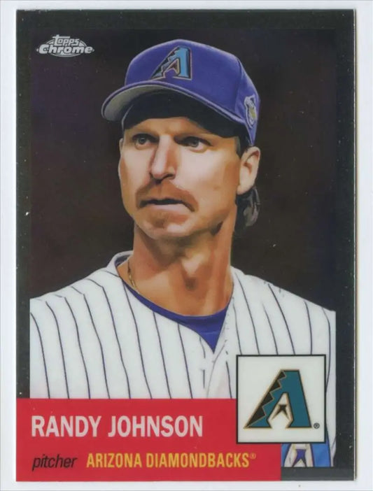2022 Topps Chrome Platinum Anniversary #454 Randy Johnson EX Excellent Arizona Diamondbacks Baseball Card - Baseball