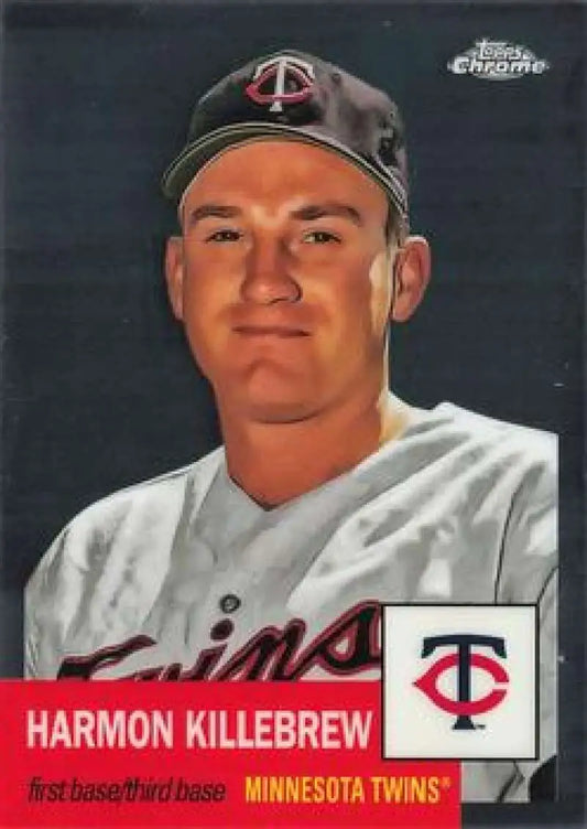 2022 Topps Chrome Platinum Anniversary #459 Harmon Killebrew EX Excellent Minnesota Twins Baseball Card - Baseball Card