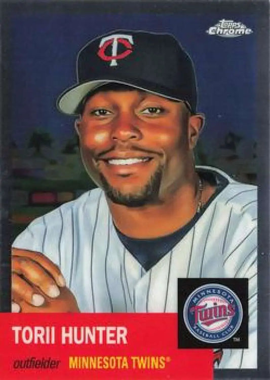 2022 Topps Chrome Platinum Anniversary #46 Torii Hunter EX Excellent Minnesota Twins Baseball Card - Baseball Card