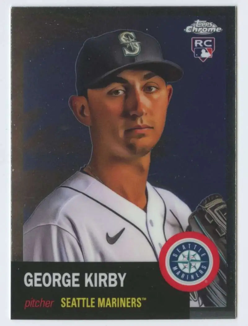 2022 Topps Chrome Platinum Anniversary #460 George Kirby EX Excellent RC Rookie Seattle Mariners Baseball Card