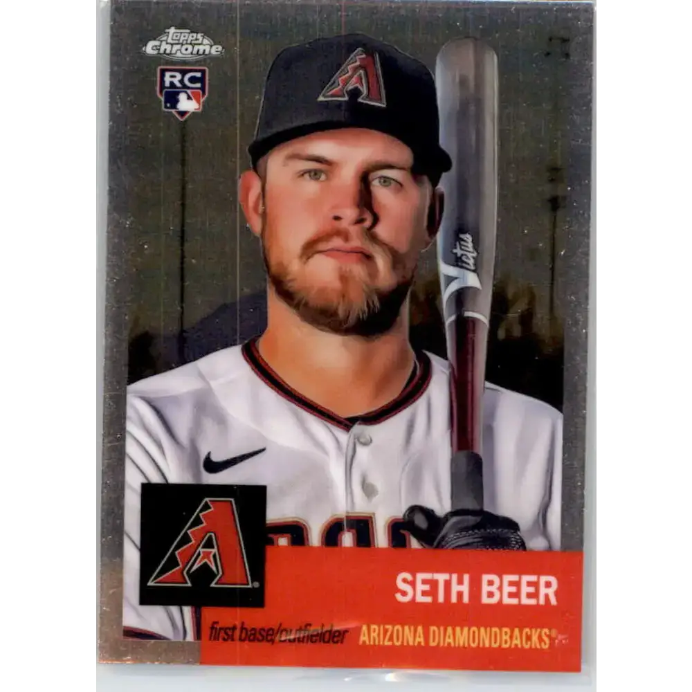 2022 Topps Chrome Platinum Anniversary #461 Seth Beer NM-MT RC Rookie Arizona Diamondbacks Baseball Card - Baseball