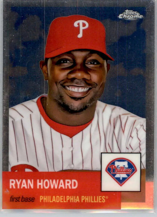 2022 Topps Chrome Platinum Anniversary #462 Ryan Howard EX Excellent Philadelphia Phillies Baseball Card - Baseball