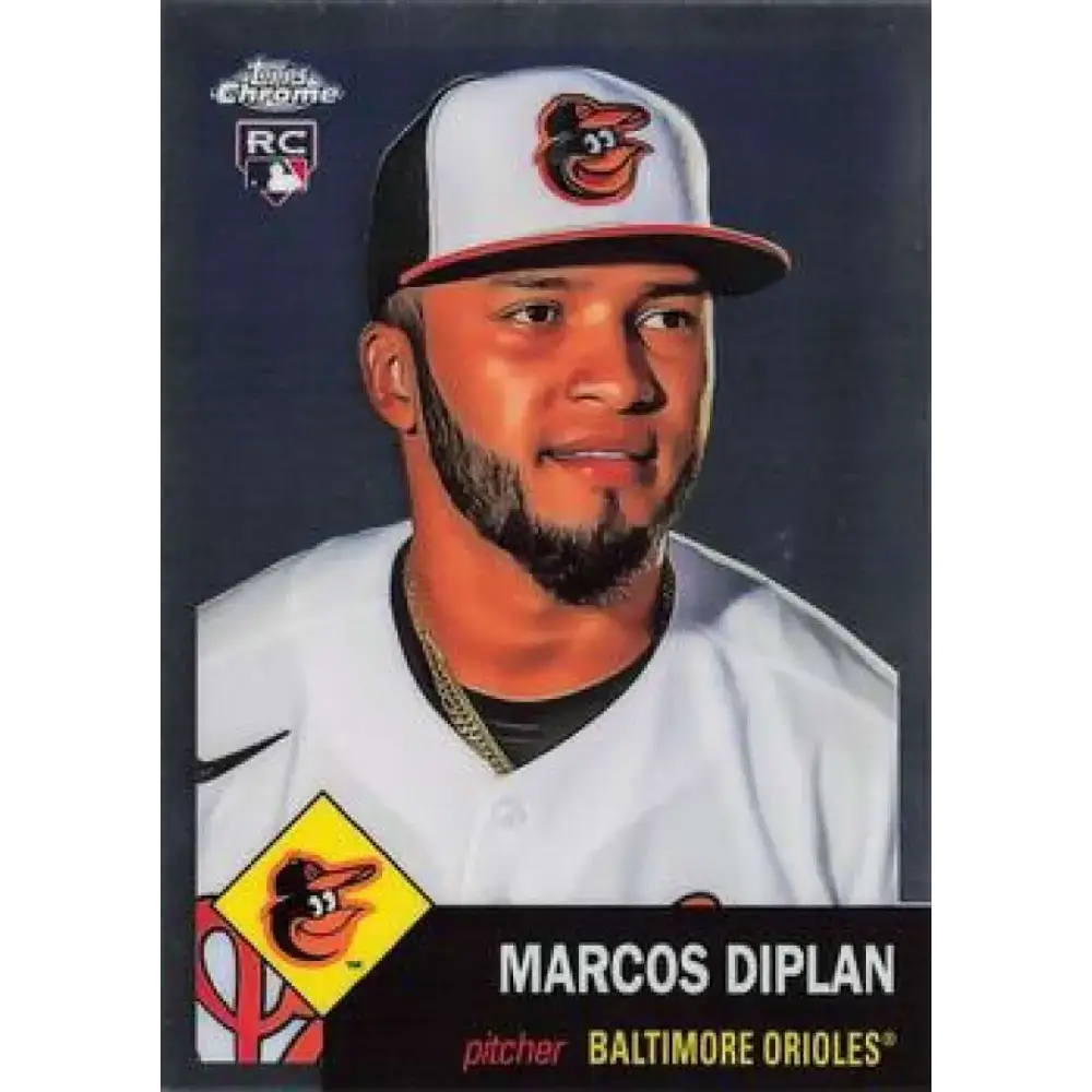 2022 Topps Chrome Platinum Anniversary #465 Marcos Diplan NM-MT RC Rookie Baltimore Orioles Baseball Card - Baseball