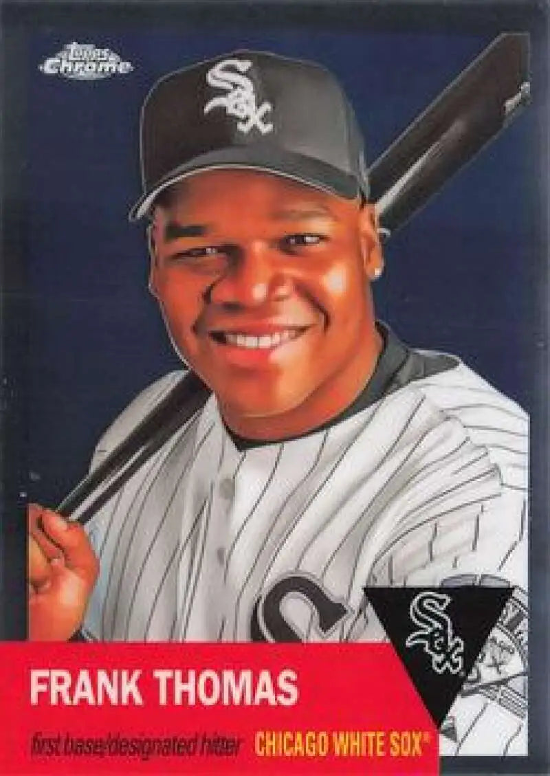 2022 Topps Chrome Platinum Anniversary #466 Frank Thomas EX Excellent Chicago White Sox Baseball Card - Baseball Card