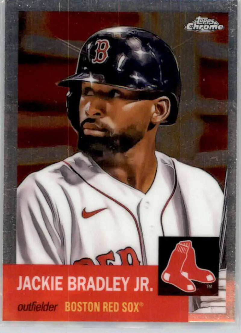 2022 Topps Chrome Platinum Anniversary #467 Jackie Bradley Jr. EX Excellent Boston Red Sox Baseball Card - Baseball