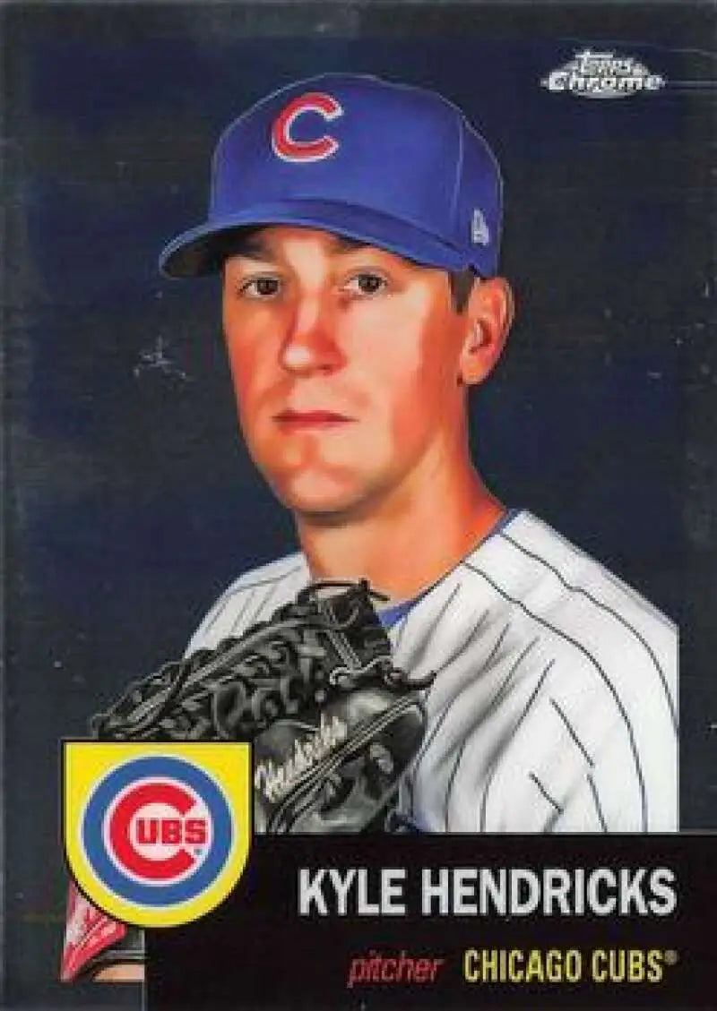 2022 Topps Chrome Platinum Anniversary #474 Kyle Hendricks EX Excellent Chicago Cubs Baseball Card - Baseball Card
