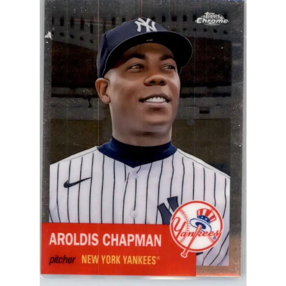2022 Topps Chrome Platinum Anniversary #475 Aroldis Chapman NM-MT New York Yankees Baseball Card - Baseball Card Single