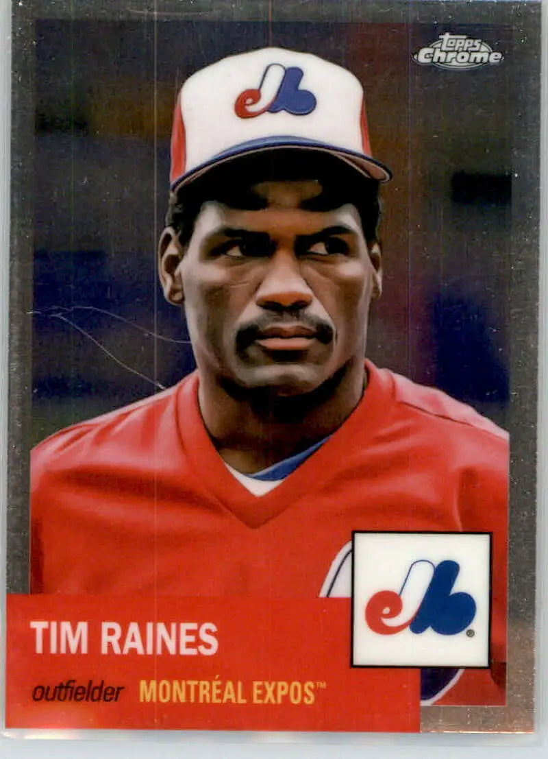 2022 Topps Chrome Platinum Anniversary #478 Tim Raines EX Excellent Montreal Expos Baseball Card - Baseball Card Single