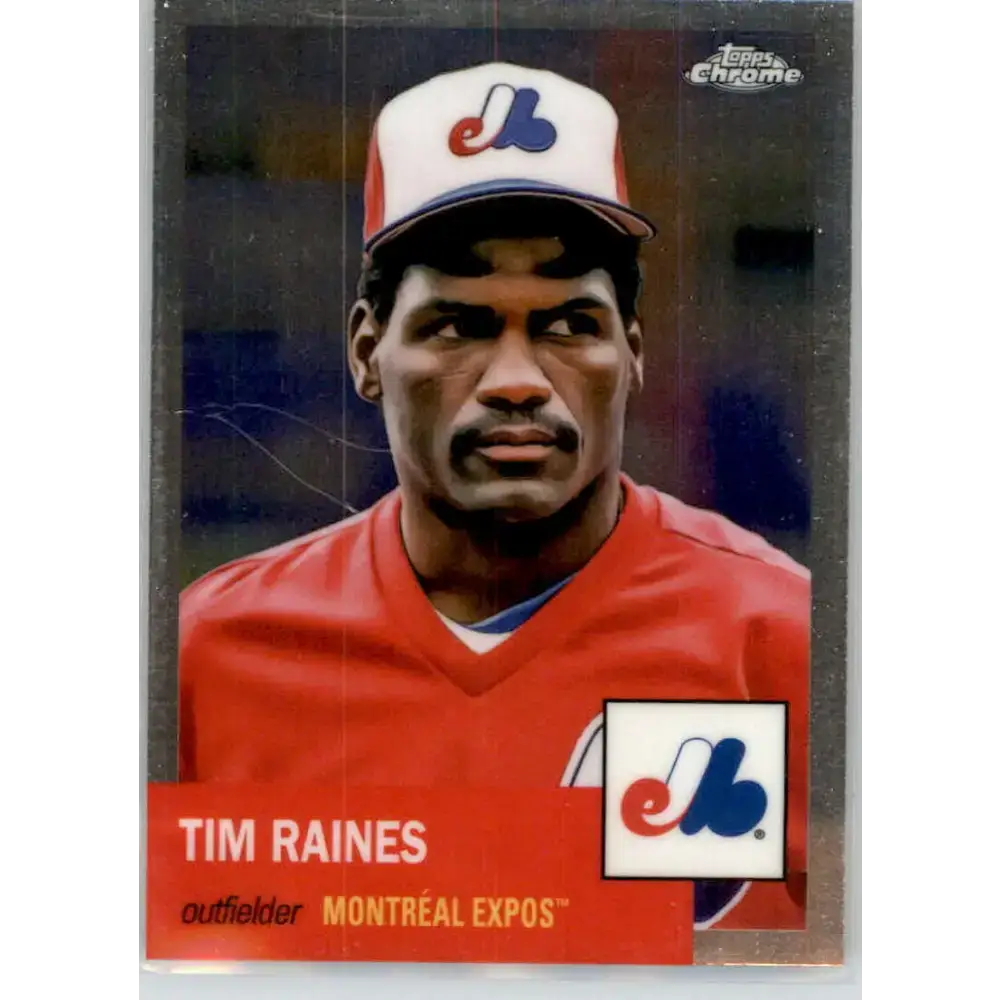 2022 Topps Chrome Platinum Anniversary #478 Tim Raines NM-MT Montreal Expos Baseball Card - Baseball Card Single
