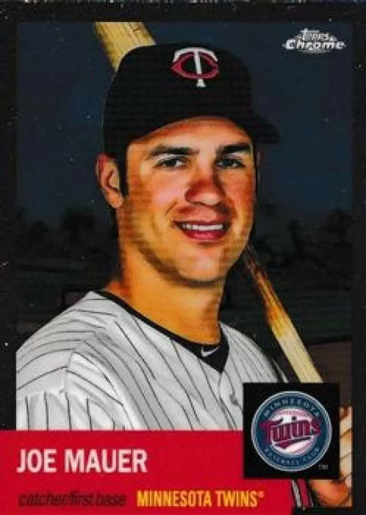 2022 Topps Chrome Platinum Anniversary #479 Joe Mauer EX Excellent Minnesota Twins Baseball Card - Baseball Card Single