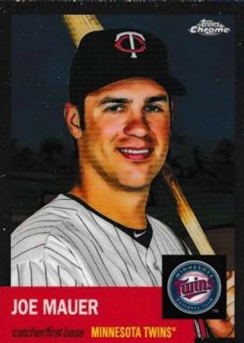 2022 Topps Chrome Platinum Anniversary #479 Joe Mauer EX Excellent Minnesota Twins Baseball Card - Baseball Card Single
