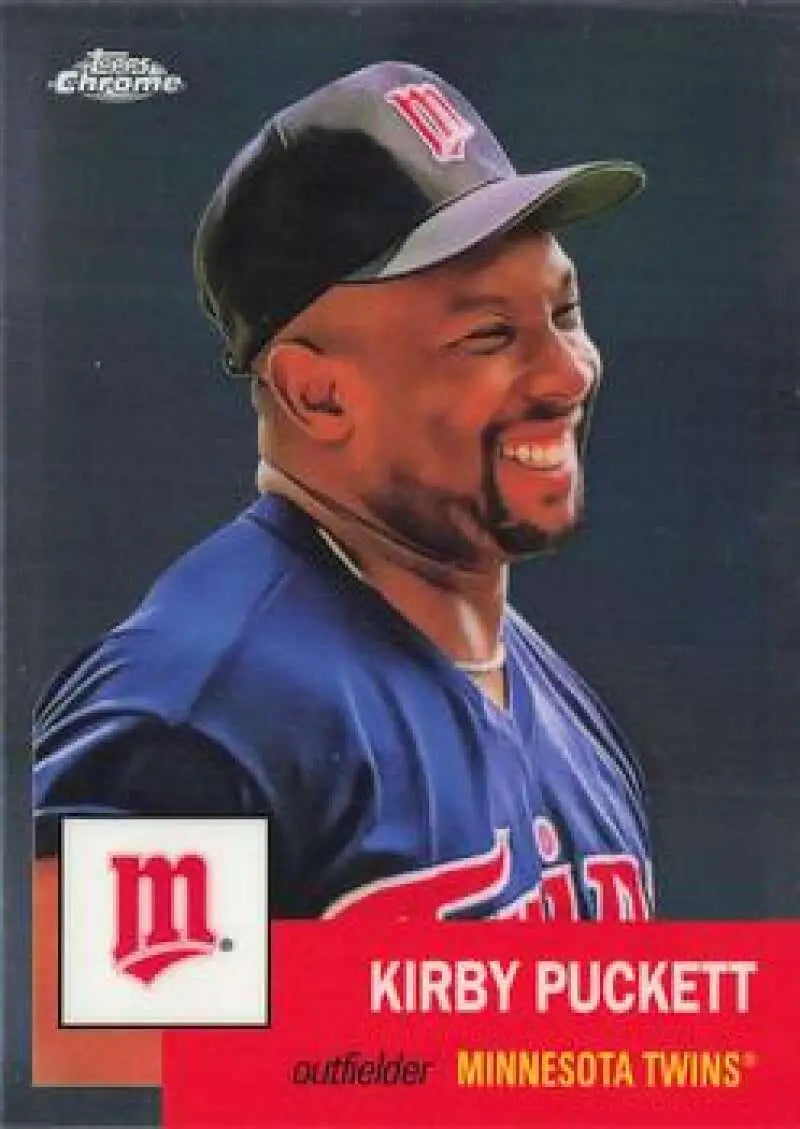 2022 Topps Chrome Platinum Anniversary #48 Kirby Puckett EX Excellent Minnesota Twins Baseball Card - Baseball Card