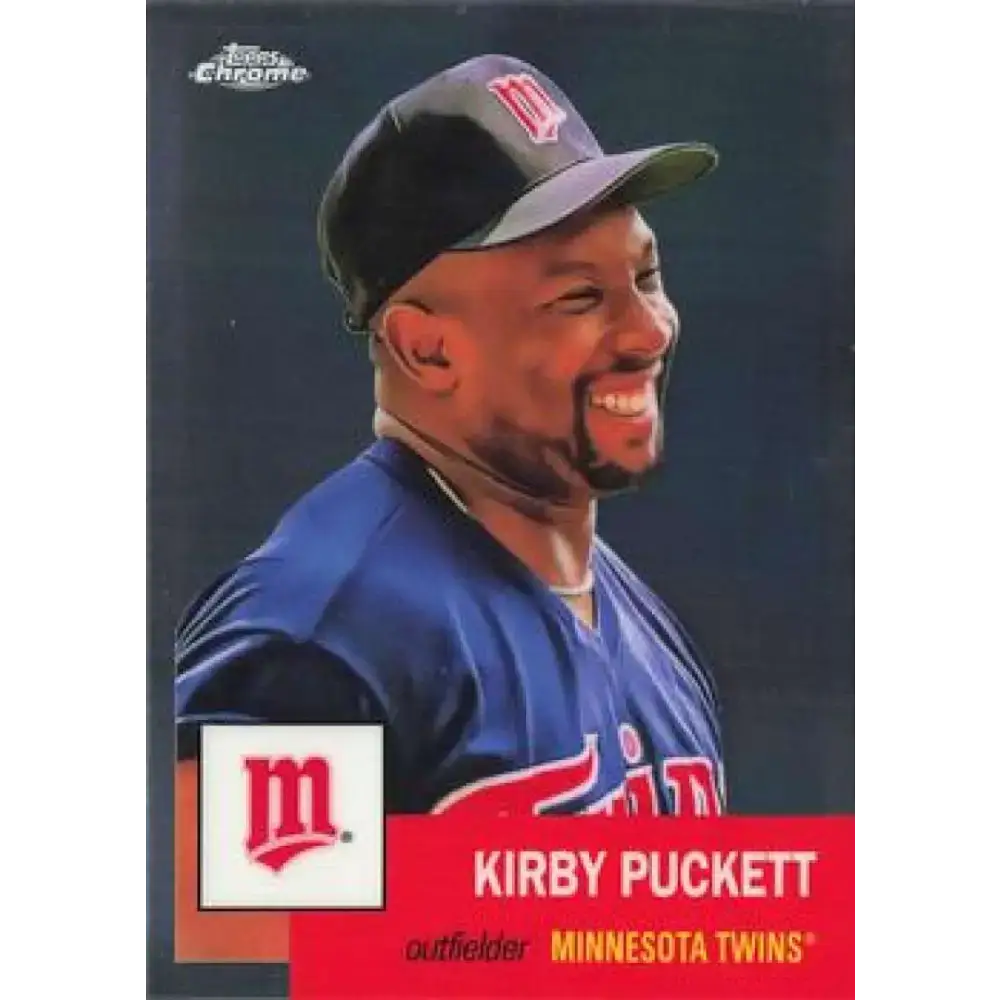 2022 Topps Chrome Platinum Anniversary #48 Kirby Puckett NM-MT Minnesota Twins Baseball Card - Baseball Card Single
