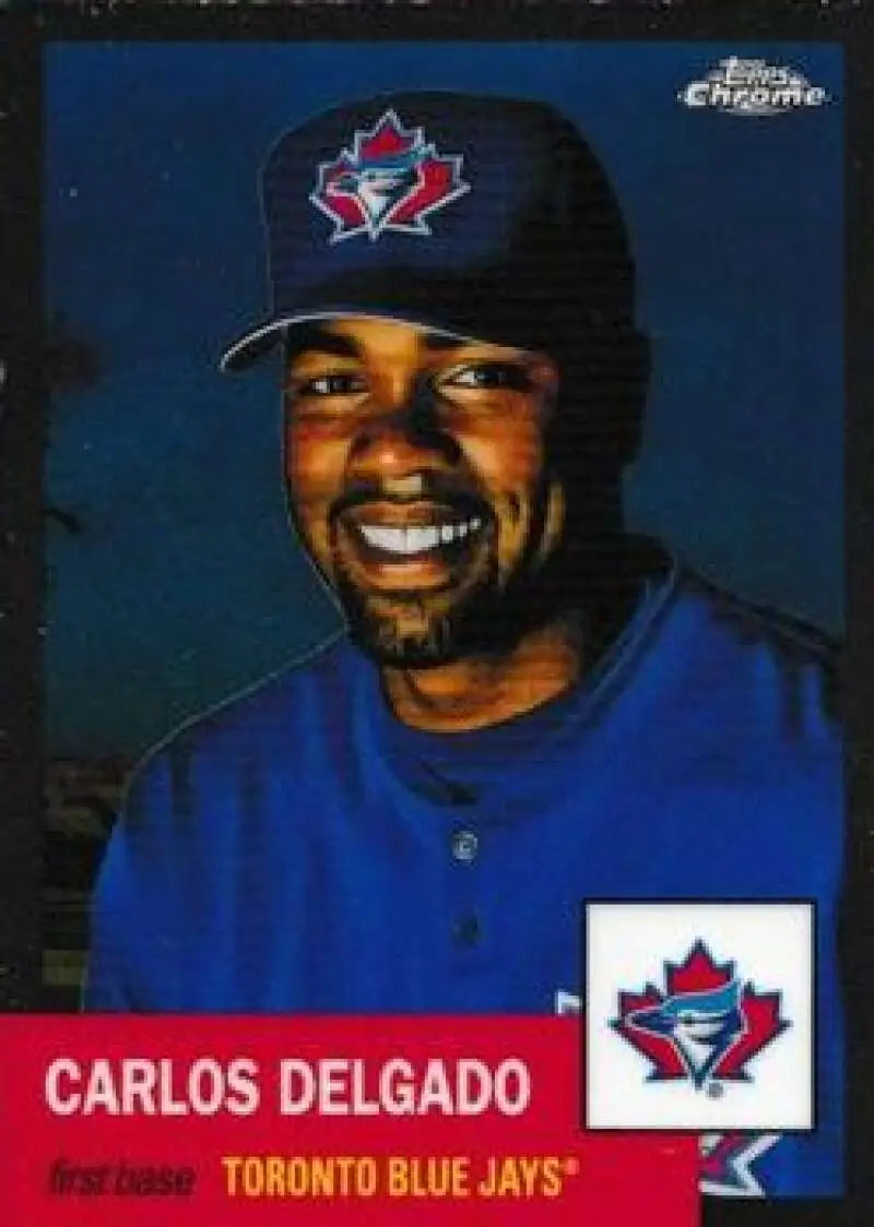 2022 Topps Chrome Platinum Anniversary #483 Carlos Delgado EX Excellent Toronto Blue Jays Baseball Card - Baseball Card
