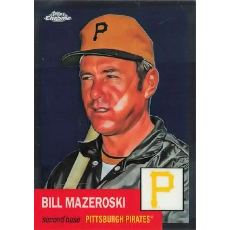 2022 Topps Chrome Platinum Anniversary #488 Bill Mazeroski NM-MT Pittsburgh Pirates Baseball Card - Baseball Card Single