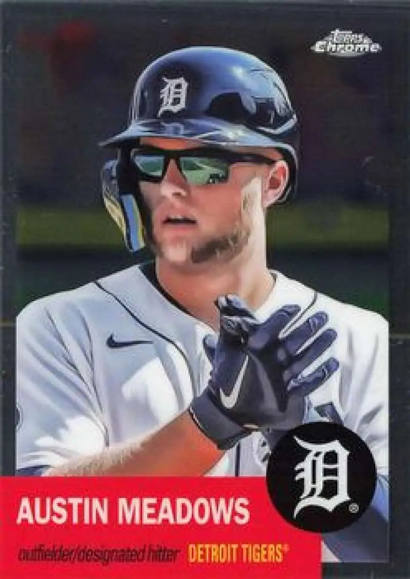 2022 Topps Chrome Platinum Anniversary #49 Austin Meadows EX Excellent Detroit Tigers Baseball Card - Baseball Card