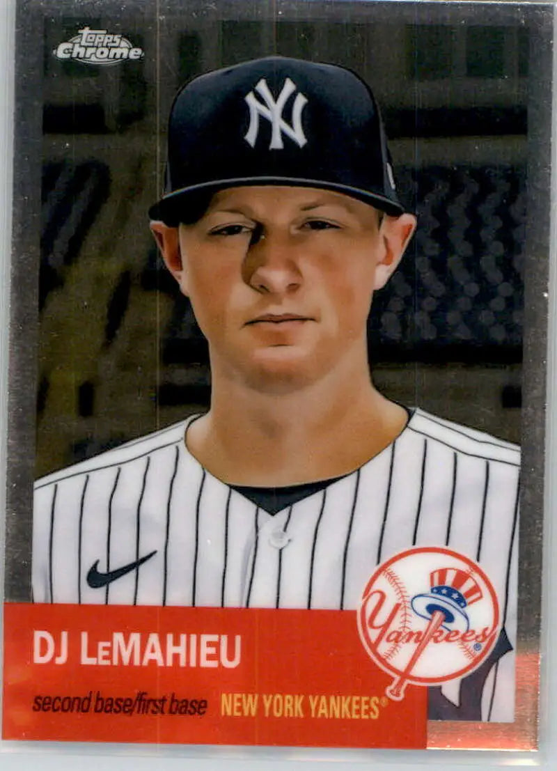 2022 Topps Chrome Platinum Anniversary #492 DJ LeMahieu EX Excellent New York Yankees Baseball Card - Baseball Card