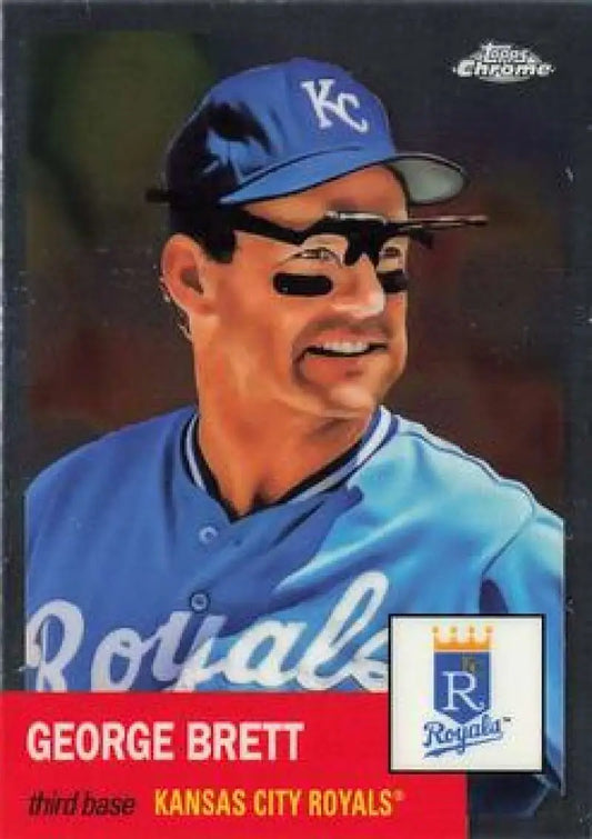 2022 Topps Chrome Platinum Anniversary #5 George Brett EX Excellent Kansas City Royals Baseball Card - Baseball Card