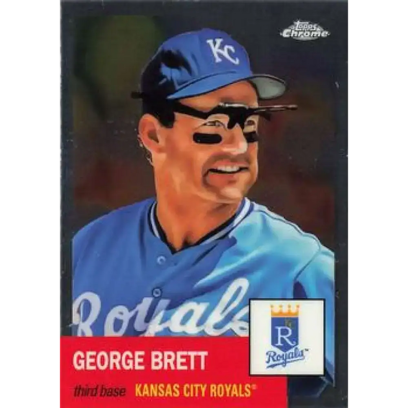 2022 Topps Chrome Platinum Anniversary #5 George Brett NM-MT Kansas City Royals Baseball Card - Baseball Card Single