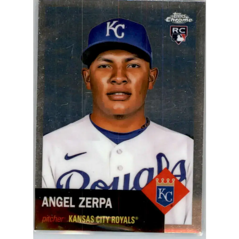 2022 Topps Chrome Platinum Anniversary #51 Angel Zerpa NM-MT RC Rookie Kansas City Royals Baseball Card - Baseball Card