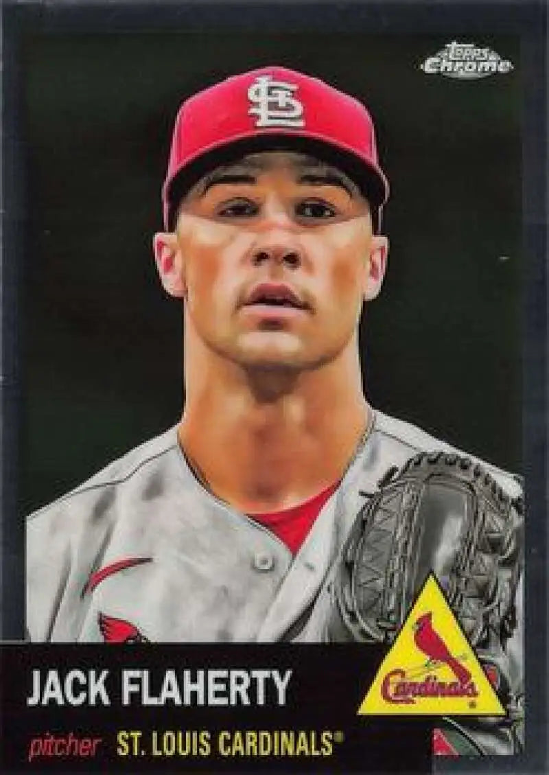 2022 Topps Chrome Platinum Anniversary #52 Jack Flaherty EX Excellent St. Louis Cardinals Baseball Card - Baseball Card