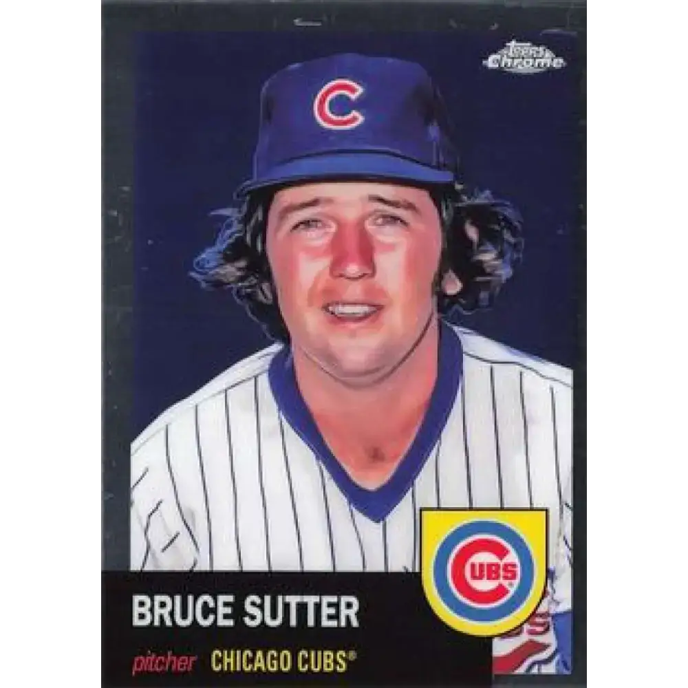 2022 Topps Chrome Platinum Anniversary #53 Bruce Sutter NM-MT Chicago Cubs Baseball Card - Baseball Card Single
