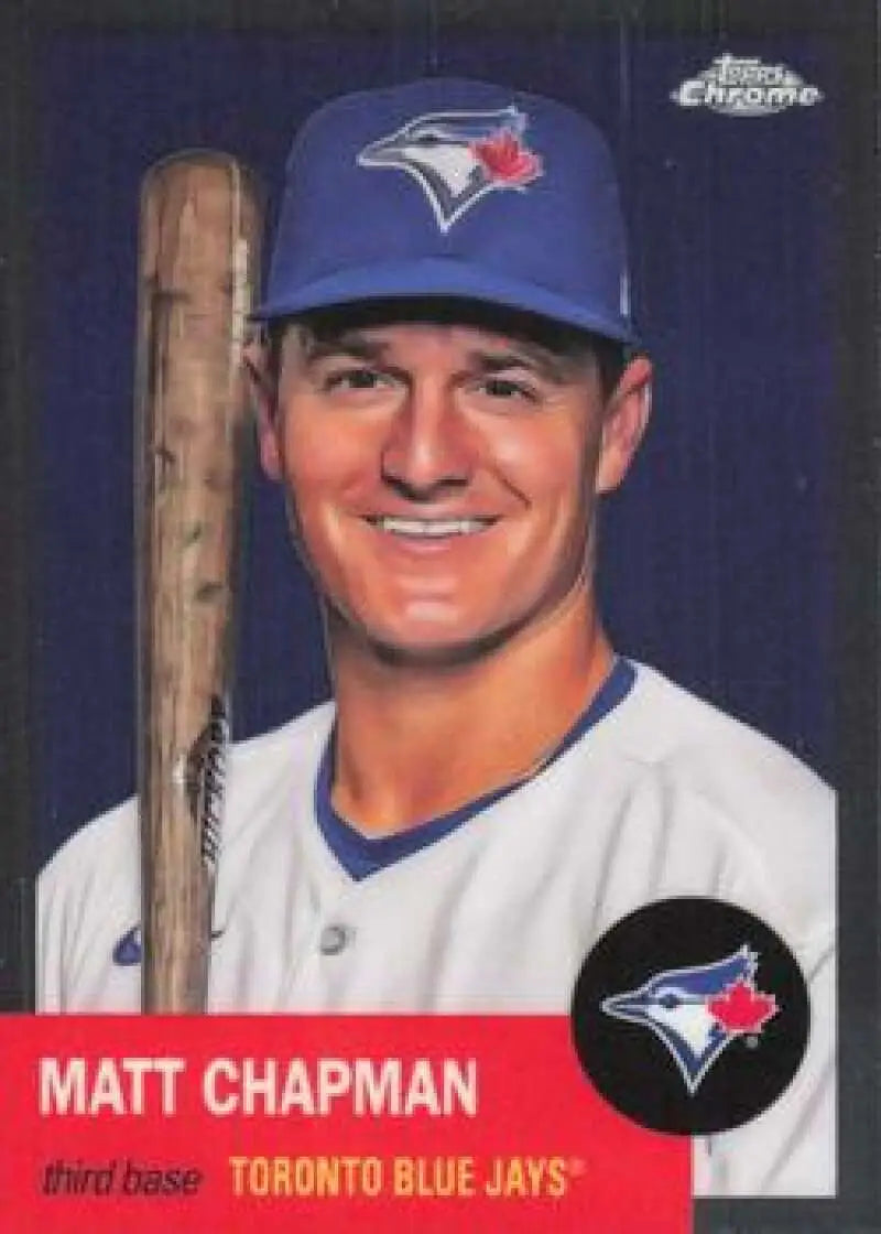 2022 Topps Chrome Platinum Anniversary #54 Matt Chapman EX Excellent Toronto Blue Jays Baseball Card - Baseball Card