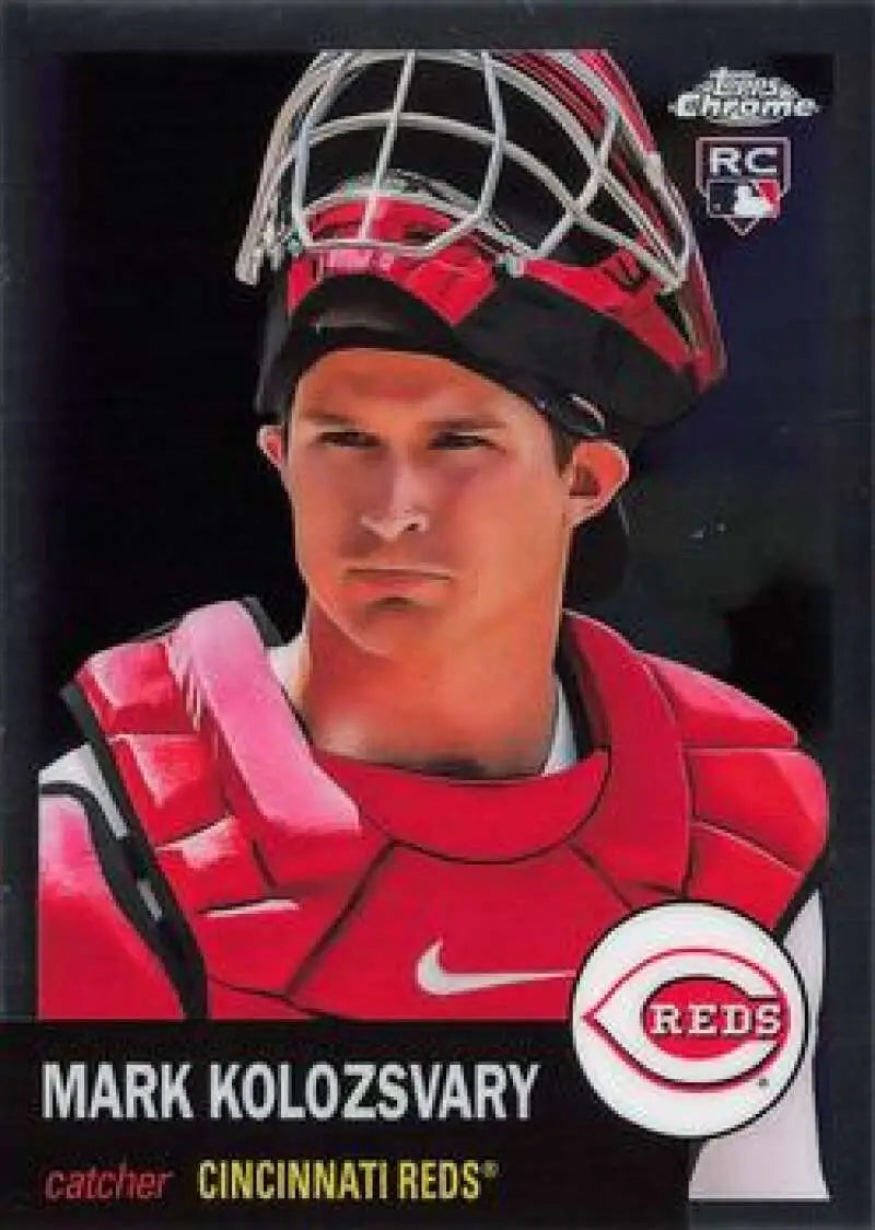 2022 Topps Chrome Platinum Anniversary #55 Mark Kolozsvary EX Excellent RC Rookie Cincinnati Reds Baseball Card