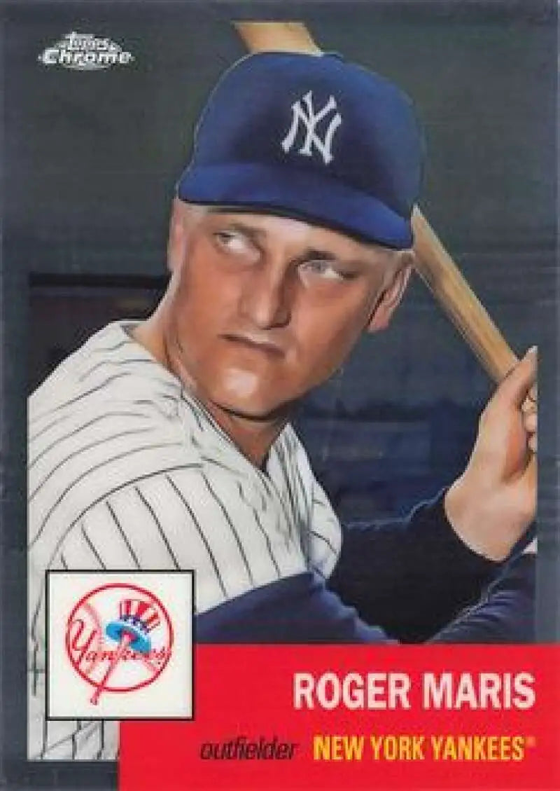 2022 Topps Chrome Platinum Anniversary #56 Roger Maris EX Excellent New York Yankees Baseball Card - Baseball Card