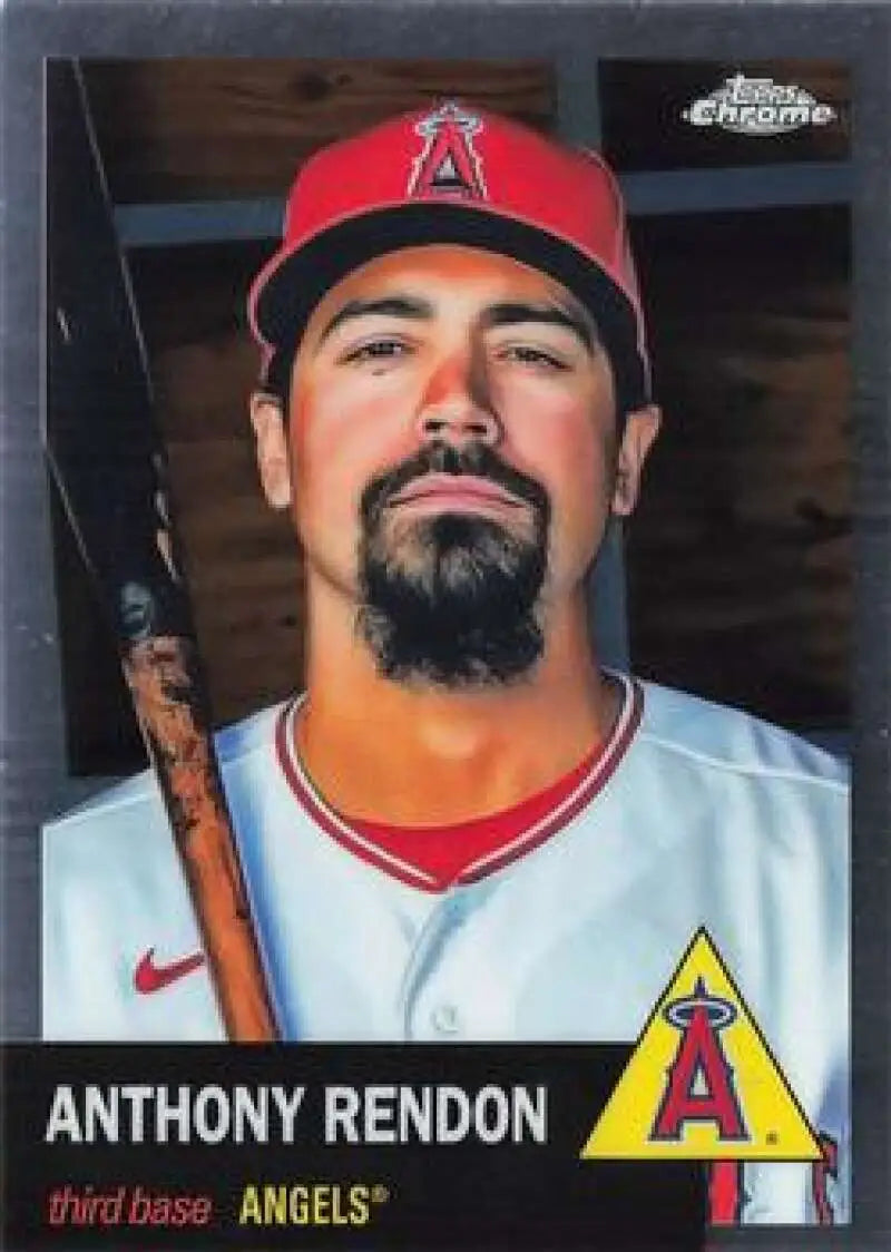 2022 Topps Chrome Platinum Anniversary #63 Anthony Rendon EX Excellent Los Angeles Angels Baseball Card - Baseball Card