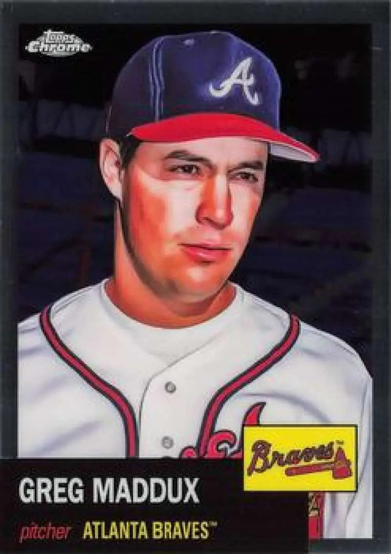 2022 Topps Chrome Platinum Anniversary #64 Greg Maddux EX Excellent Atlanta Braves Baseball Card - Baseball Card Single