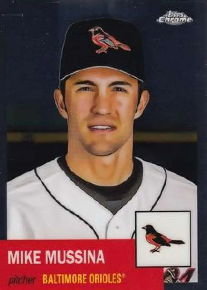 2022 Topps Chrome Platinum Anniversary #68 Mike Mussina EX Excellent Baltimore Orioles Baseball Card - Baseball Card