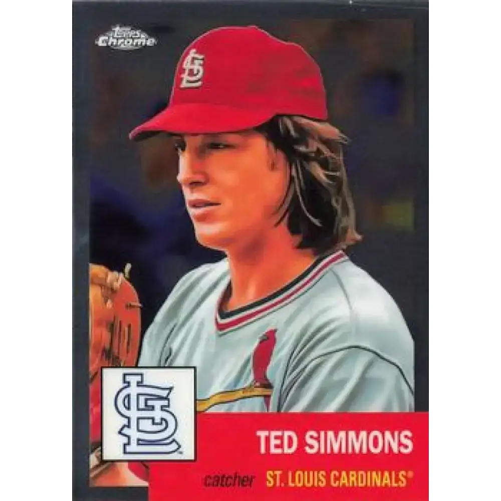 2022 Topps Chrome Platinum Anniversary #70 Ted Simmons NM-MT St. Louis Cardinals Baseball Card - Baseball Card Single