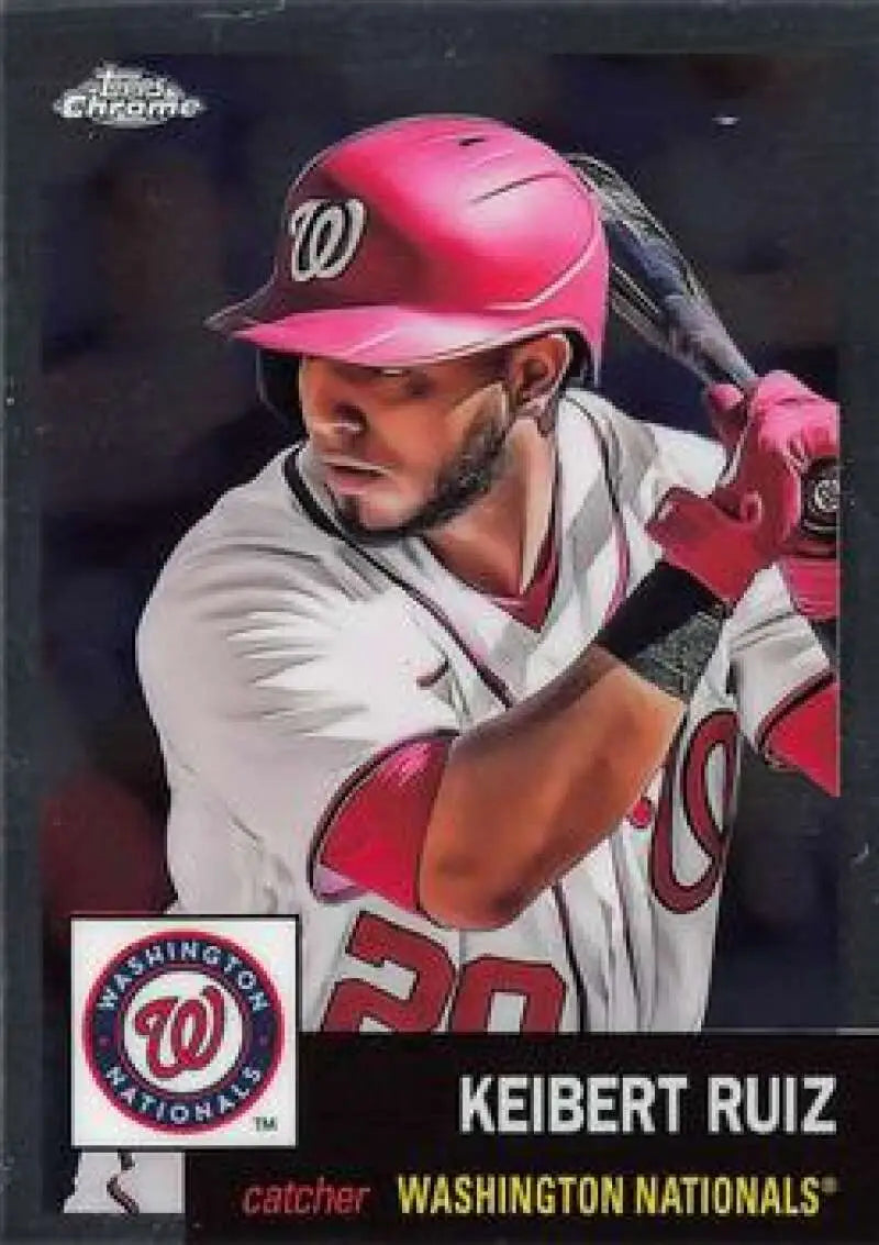 2022 Topps Chrome Platinum Anniversary #71 Keibert Ruiz EX Excellent Washington Nationals Baseball Card - Baseball Card