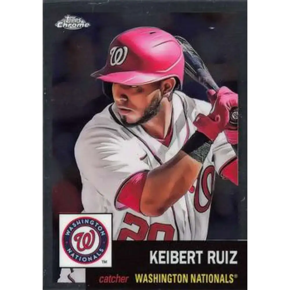 2022 Topps Chrome Platinum Anniversary #71 Keibert Ruiz NM-MT Washington Nationals Baseball Card - Baseball Card Single