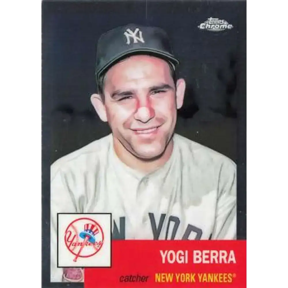 2022 Topps Chrome Platinum Anniversary #8 Yogi Berra NM-MT New York Yankees Baseball Card - Baseball Card Single