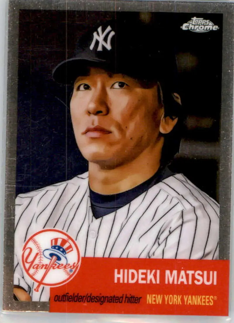 2022 Topps Chrome Platinum Anniversary #83 Hideki Matsui EX Excellent New York Yankees Baseball Card - Baseball Card